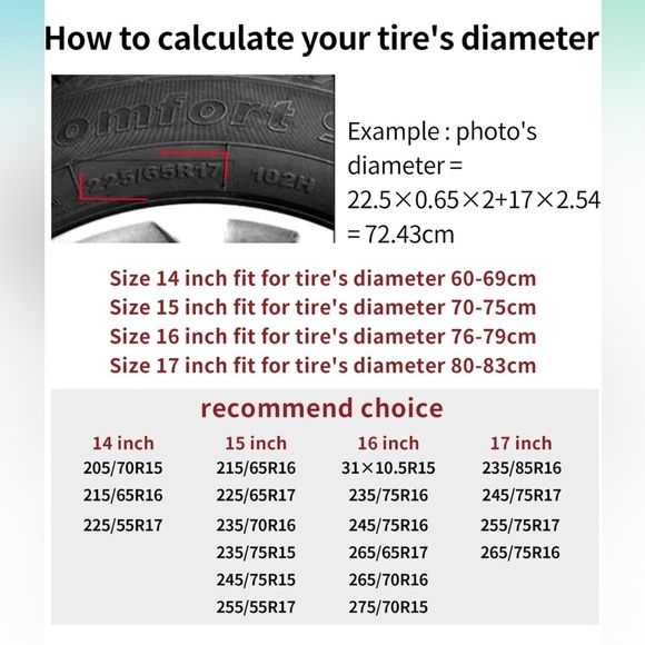 Dog Paw Print Spare Tire Cover Universal Fit for 15” NWOT - Picture 4 of 4